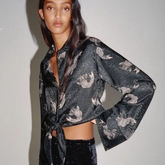 NWT, JACQUARD SHIRT, S - Picture 1 of 2